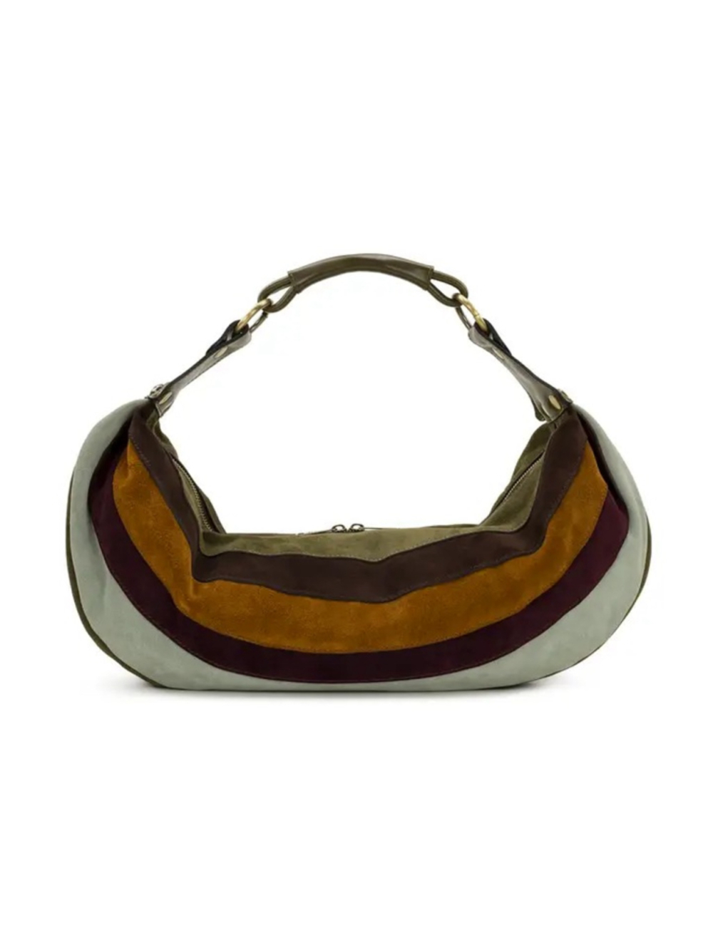 New Fall 2026 collection Patricia Nash Bente Hobo - Suede Color block Hobo-NWT - Picture 5 of 7